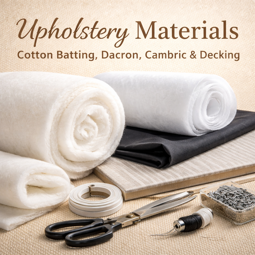 Upholstery Padding & Materials | Cotton Batting, Dacron & Cambric