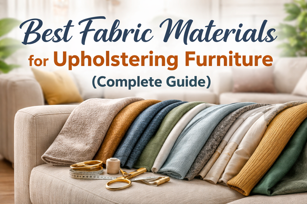 Best Fabric Materials for Upholstering Furniture (Complete Guide)