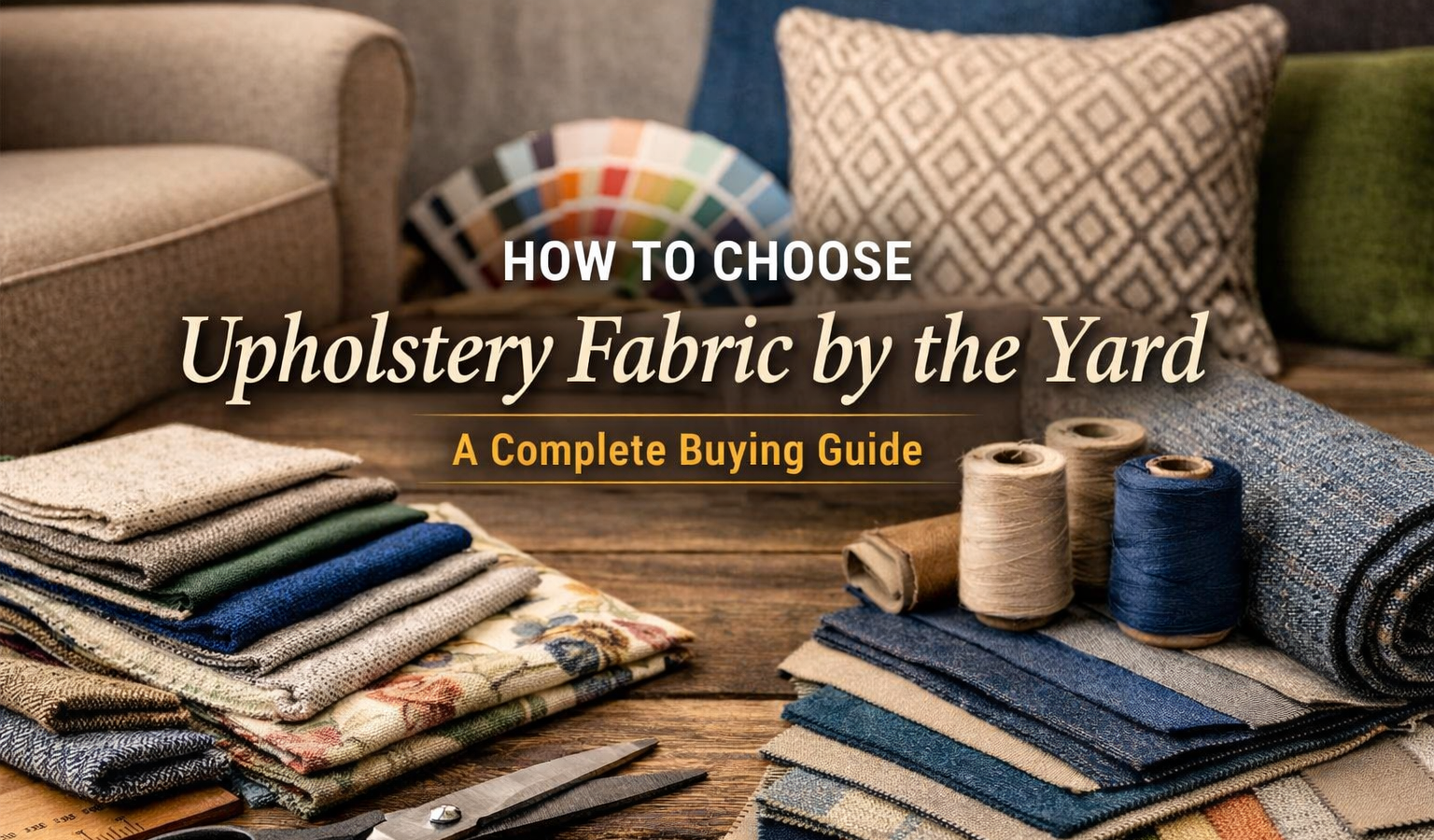 How to Choose Upholstery Fabric by the Yard (A Complete Buying Guide)