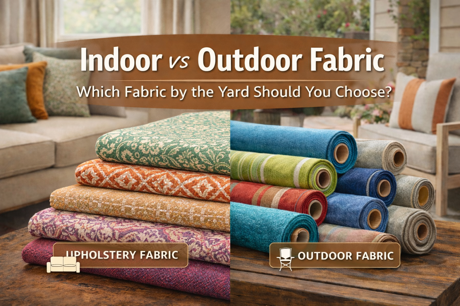 Indoor vs Outdoor Fabric
