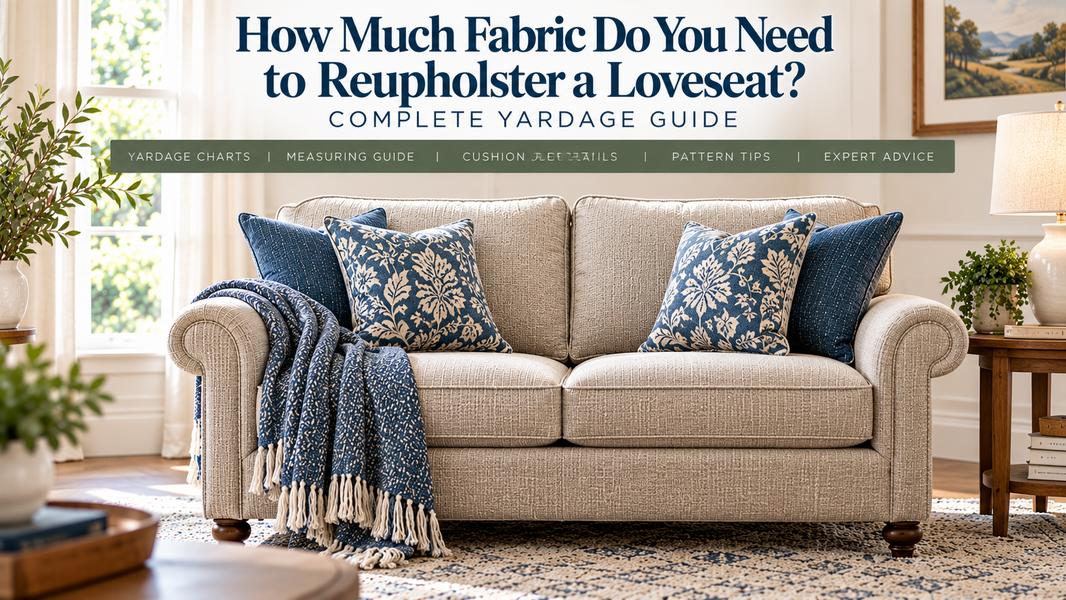 How Much Fabric for a Loveseat? Yardage Guide