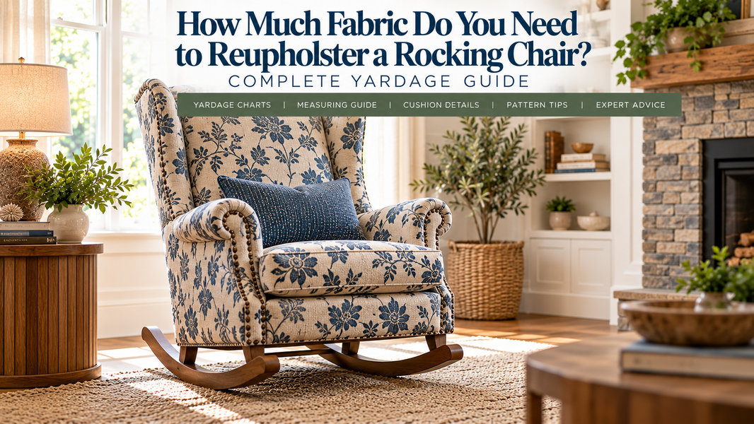 How Much Fabric for a Rocking Chair? Yardage Guide