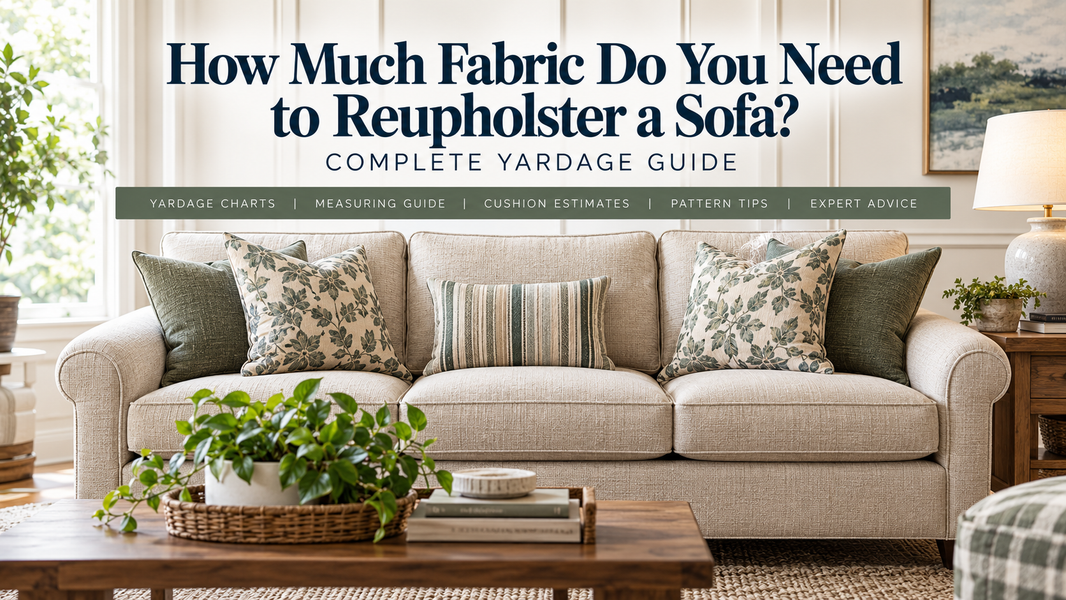 How Much Fabric Do I Need to Reupholster a Sofa? Complete Yardage Guide