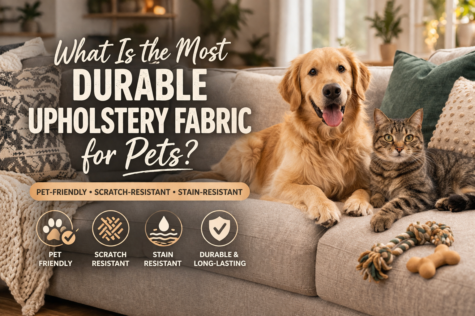 Most Durable Upholstery Fabric for Pets | Best Pet-Friendly Fabrics