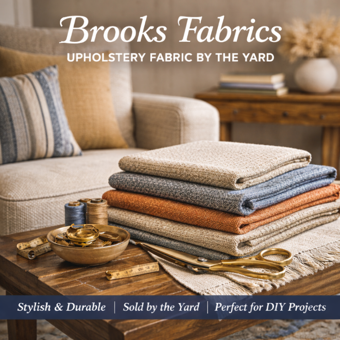 Brooks Fabrics Upholstery Fabric by the Yard