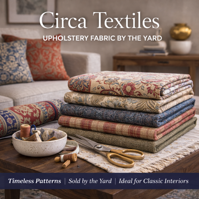 Circa Textiles Upholstery Fabric by the Yard