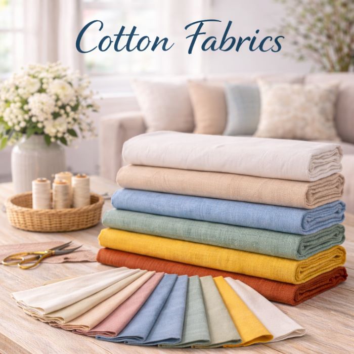 Cotton Upholstery Fabrics by the Yard