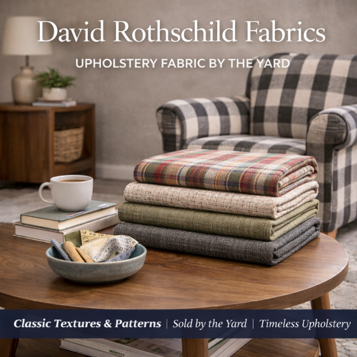 David Rothschild Fabrics Upholstery Fabric by the Yard