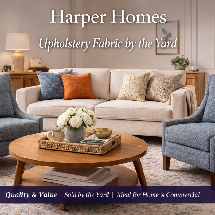 Harper Homes Upholstery Fabric by the Yard