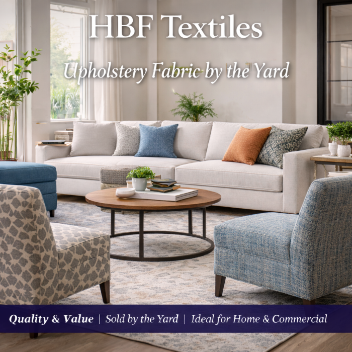 HBF Textiles Upholstery Fabric by the Yard