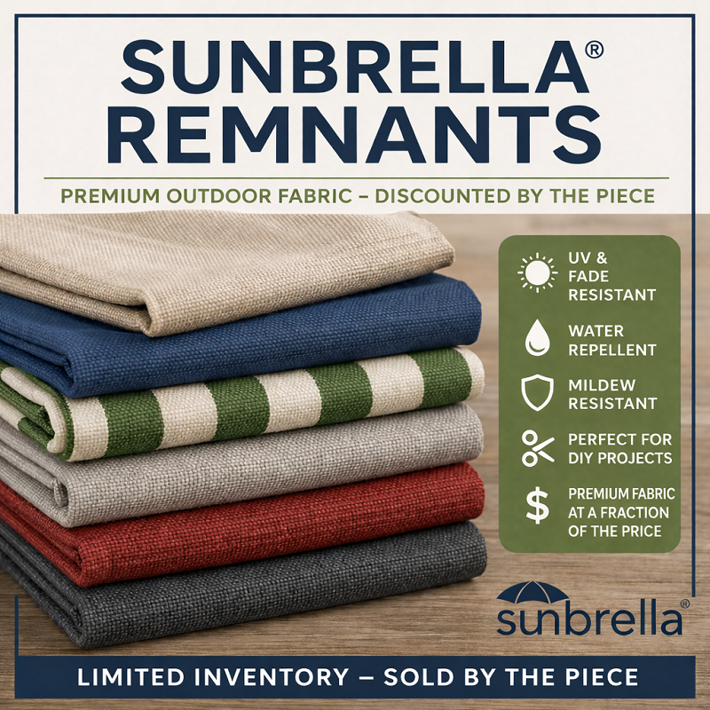 Sunbrella remnants - premium outdoor fabric
