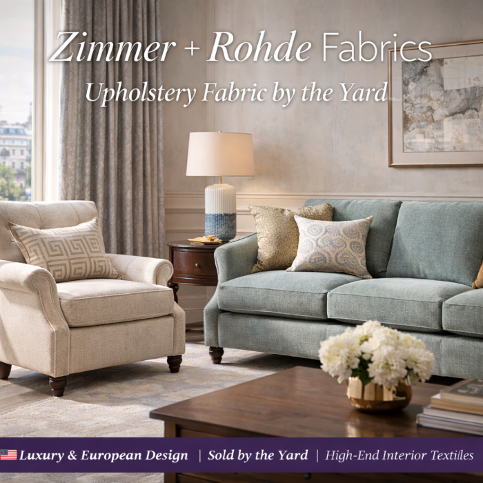 Zimmer + Rohde Upholstery Fabric by the Yard | Fabric & Supply