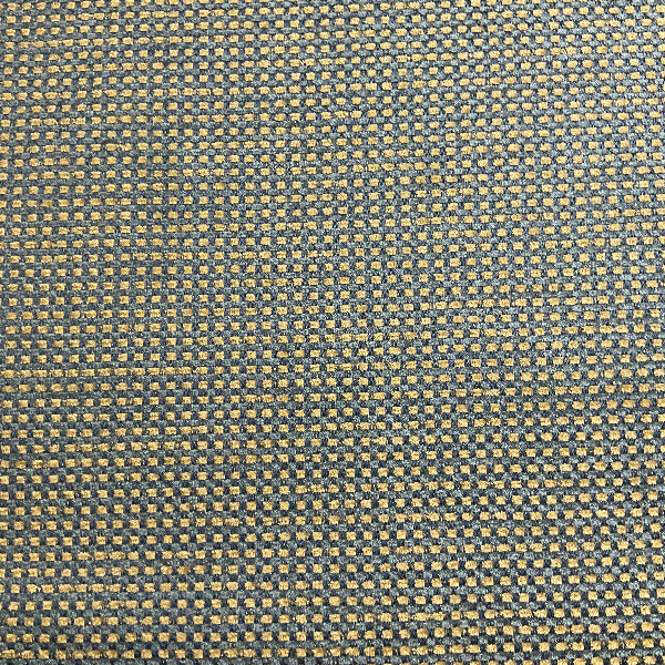 Summer Sky Blue Check Upholstery Fabric