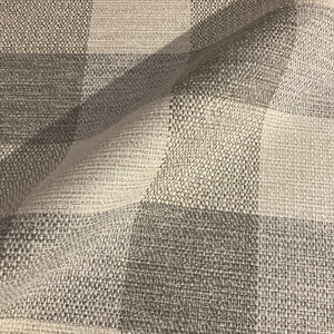 Swavelle Marvelous Check Gray  Upholstery Fabric