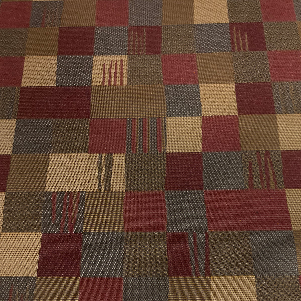 Trail Runner Spice Red Upholstery Fabric