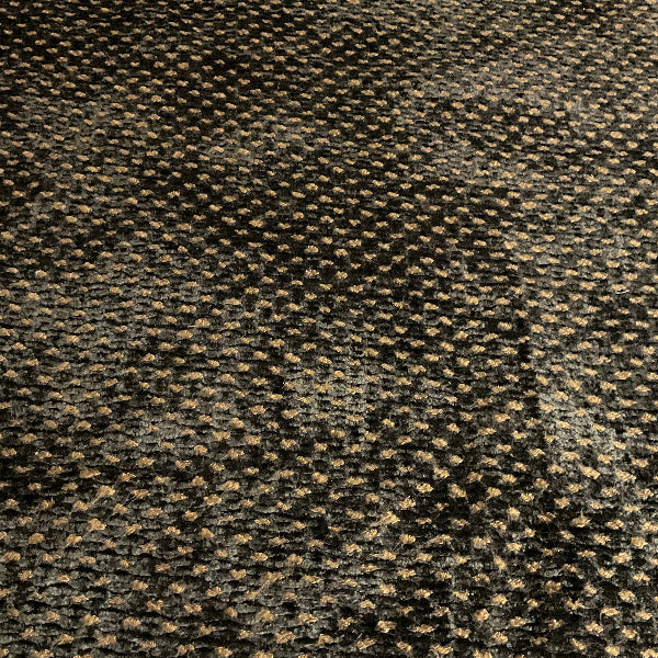 Pistachio Chocolate Green/Brown Chenille Upholstery Fabric