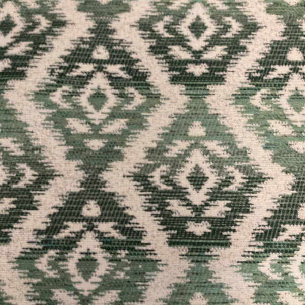 Santa Fe Jade Ikat Design Upholstery Fabric