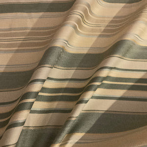 Brandy Wine Aloe Green Stripe Upholstery Fabric