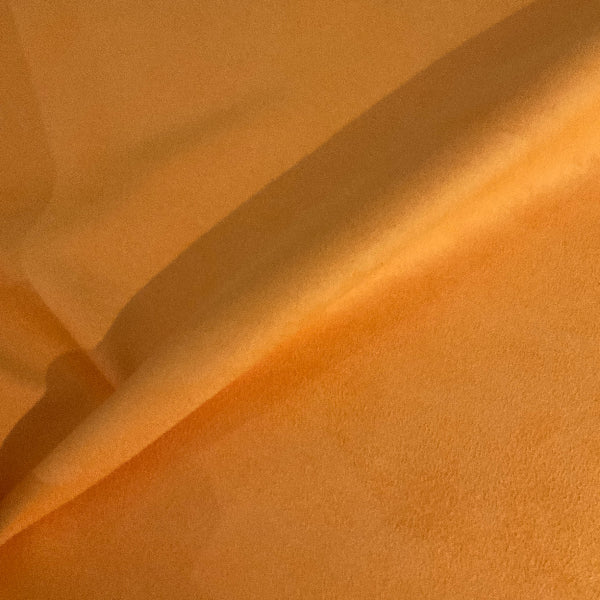 Burch Bright Orange Micro Suede Upholstery Fabric