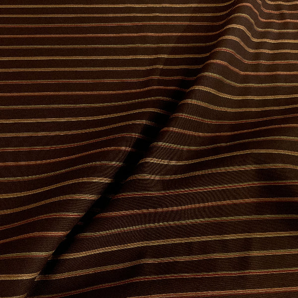 Paradise Brown Stripe Upholstery Fabric