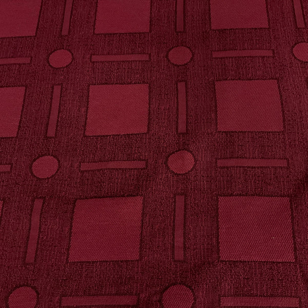 Burch Puzzles Berry Pink Upholstery Fabric