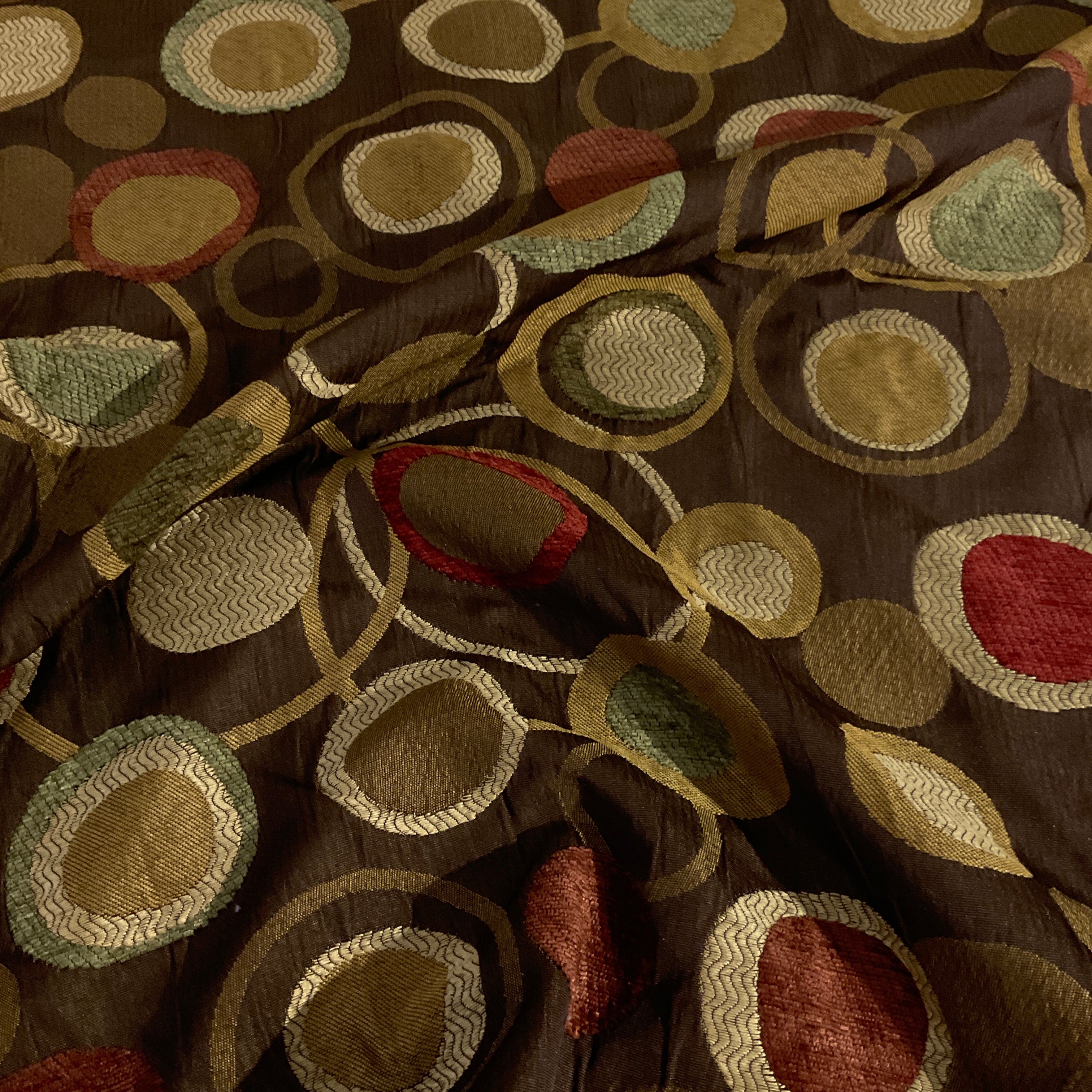 Winston Chocolate Brown Modern Upholstery Fabric