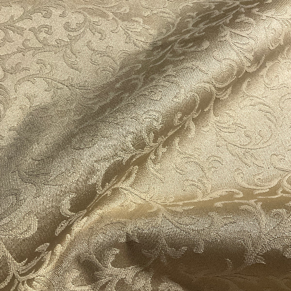 Jiffy Cloud Ivory Scrollwork Upholstery Fabric