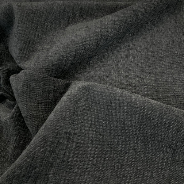 Charisma/B Stone Gray Chenille Designer Upholstery Fabric
