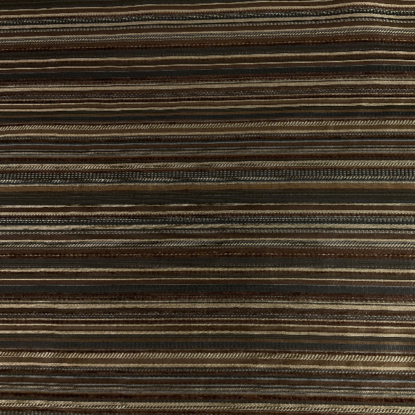 Swavelle Evans Mystic Brown Stripe Upholstery Fabric