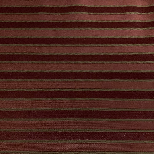 Manor Bordeaux Burgundy Stripe Upholstery Fabric