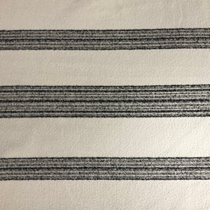 Radiate Textiles Monroe Peppercorn White Upholstery Fabric