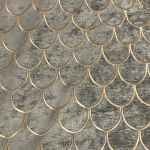 Regal Fabrics Arya Smoke Gray Upholstery Fabric