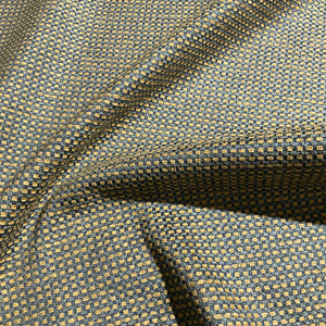 Summer Sky Blue Check Upholstery Fabric