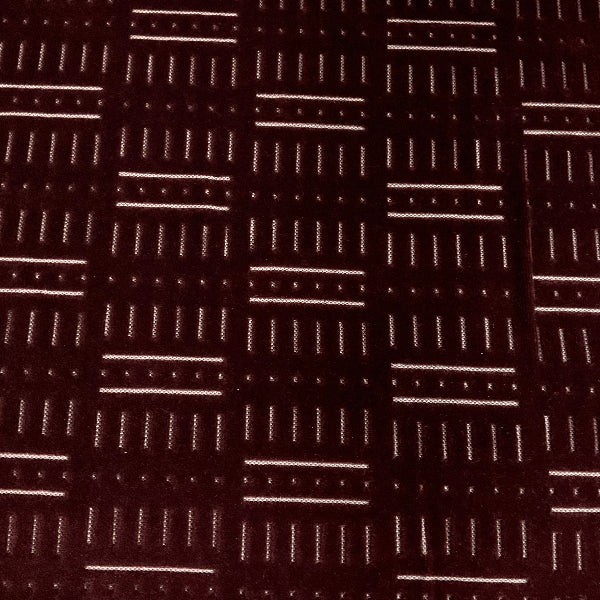 Pollack Brussels Aubergine Burgundy Upholstery Fabric