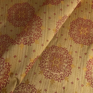 Burch Starlet Ruby Gold Upholstery Fabric