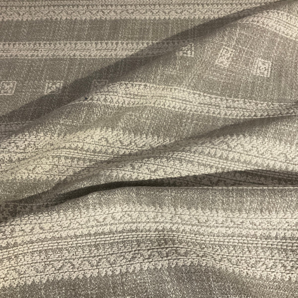 Circa Textiles Reddix Flax Gray Upholstery Fabric
