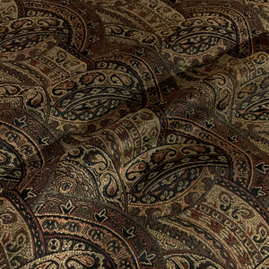 Swavelle Beige Brown Paisley Upholstery Fabric