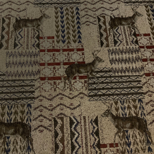 Regal Burnham Brick Beige Upholstery Fabric