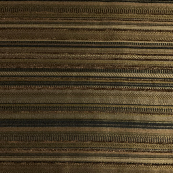 Swavelle Godiva Stripe Brown Upholstery Fabric