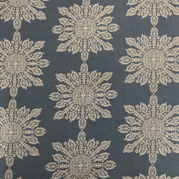 Swavelle Mill Creek Trendy Denim Victorian Upholstery Fabric