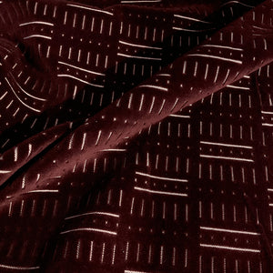 Pollack Brussels Aubergine Burgundy Upholstery Fabric