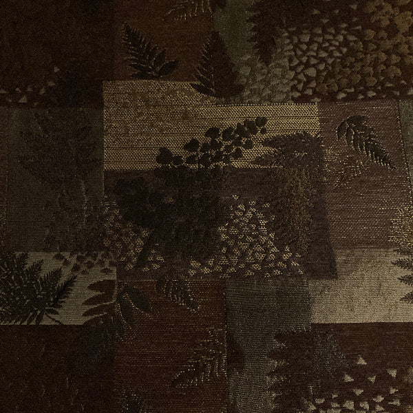 Burch Jungle Brown Geometric Upholstery Fabric