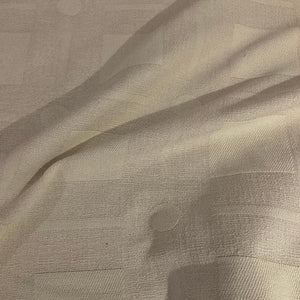 Burch Puzzles Ivory White Upholstery Fabric