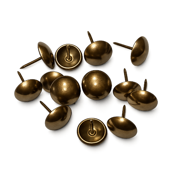 5/8" French Natural Decorative Upholstery Tacks - 50 ct