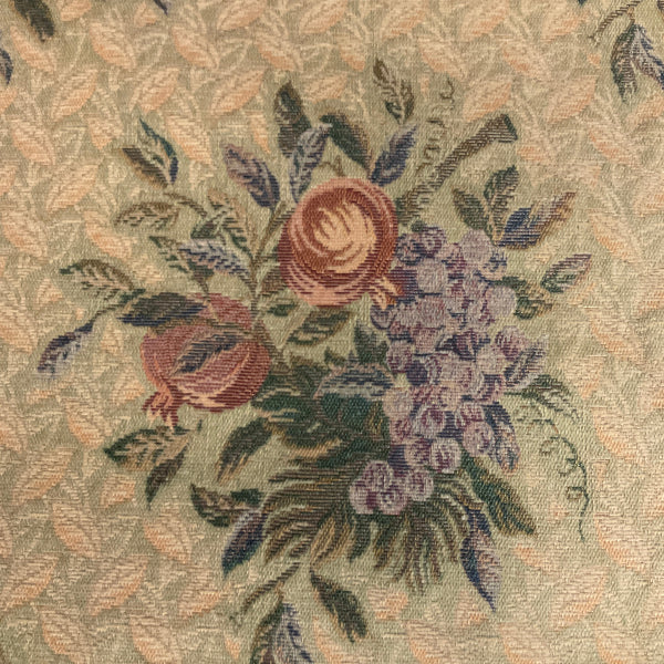 Burch Belinda Beige Designer Floral Upholstery Fabric