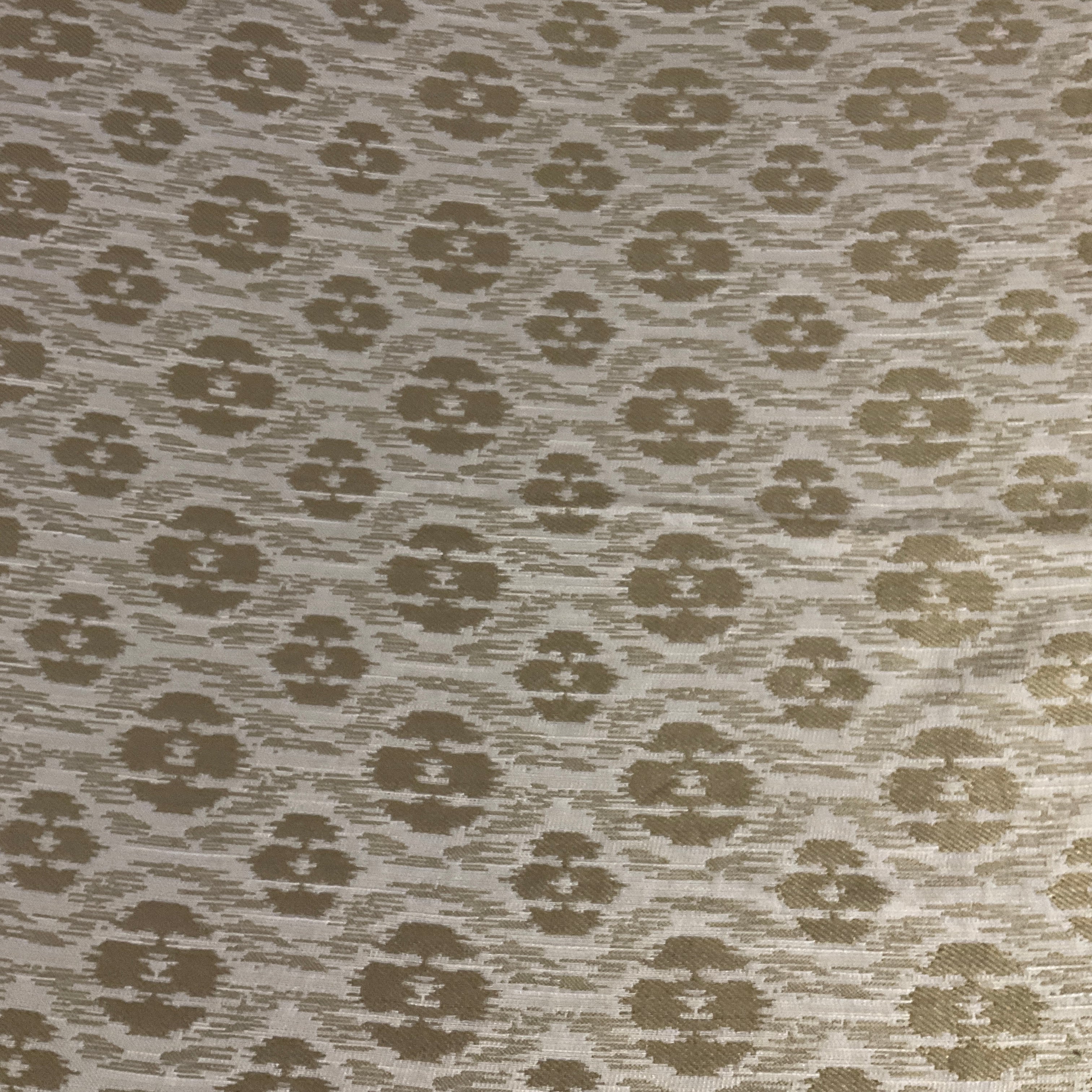 Roxbury Citrine Green Ikat Upholstery Fabric