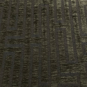 Burch Jet Slate Green Textured Chenille Upholstery Fabric