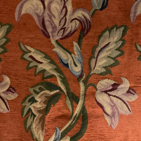 Burch Liz Rust Orange Upholstery Fabric