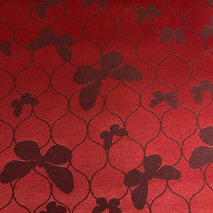 Burch Flutter Scarlet Red Upholstery Fabric