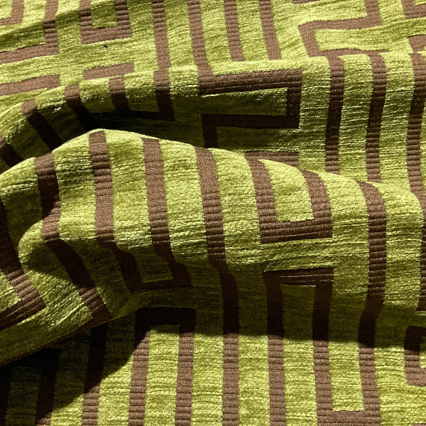 Burch Jet Spruce Green Textured Chenille Upholstery Fabric